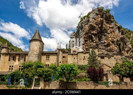 La Malene.Gorges du Tarn. UNESCO World Heritage Site. Grands Causses Regional Natural Park. Lozere. Occitanie. France. France Stock Photo