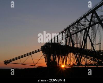 Overburden Conveyor Bridge F60 Stock Photo