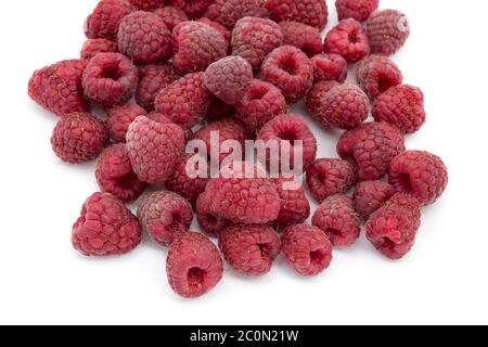 Sweet raspberry isolated on white background Stock Photo