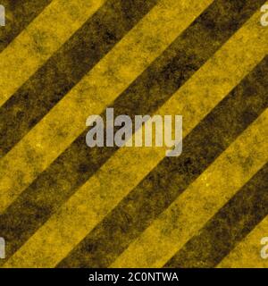 Warning Texture With Black and Yellow Stripes Stock Photo