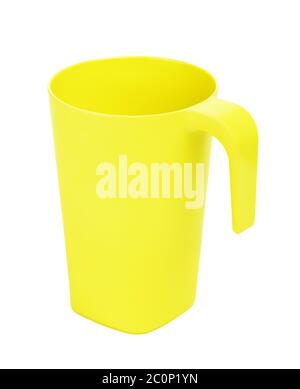 Green Bamboo Mug Stock Photo