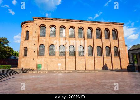 Basilica of Constantine or Aula Palatina is a Roman palace basilica at Trier city in Germany Stock Photo