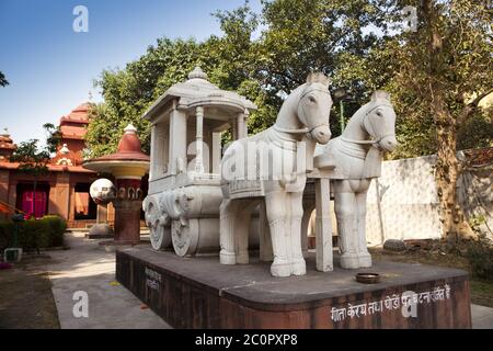 Sculptures and constructions in the temple territo Stock Photo