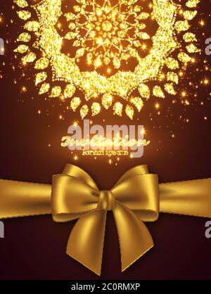 Glitter card design for greeting or invitation. Stock Vector