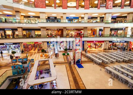 MANAVGAT, TURKEY - NOVEMBER 08, 2019: Nova Mall is a shopping and entertainment centre in Manavgat city in Antalya region in Turkey Stock Photo