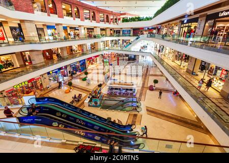 MANAVGAT, TURKEY - NOVEMBER 08, 2019: Nova Mall is a shopping and entertainment centre in Manavgat city in Antalya region in Turkey Stock Photo