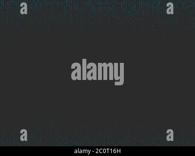 Abstract matrix digital dark background. Stock Vector