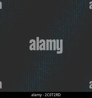 Abstract matrix digital dark background. Stock Vector
