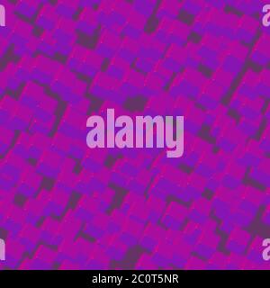 Purple Cubes Seamless Pattern on Purple Background Stock Vector