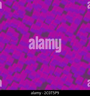 Purple Cubes Seamless Pattern on Purple Background Stock Vector