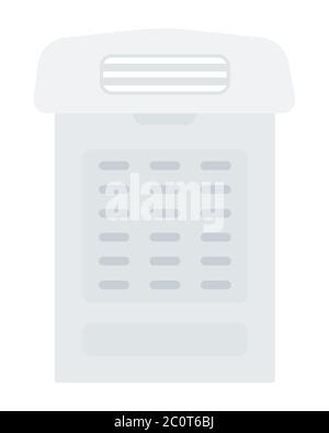 Quadcopter battery vector illustration in a flat design Stock Vector