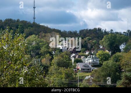 West Virginia - House in the Hills Stock Photo