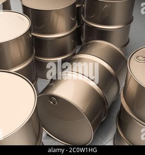 Industrial barrels Stock Photo
