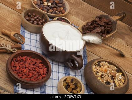 Healthy Breakfast Concept Stock Photo