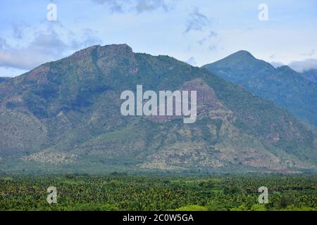 Thailaramman Temple in Periyakulam Tamilnadu Stock Photo