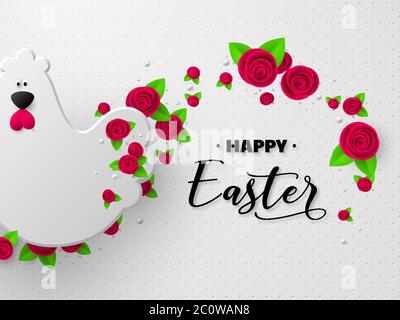 Happy Easter holiday design. Stock Vector