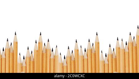Slate pencils isolated on white background Stock Photo