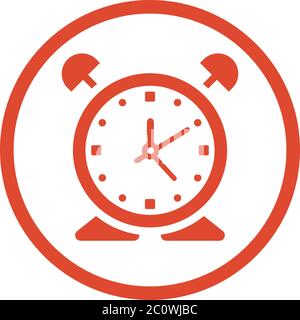 Black clock icon. Perfect vector for representing time. Editable vector ...