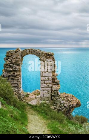 Remains of Fortress Stock Photo