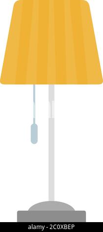 Floor lamp vector icon flat isolated Stock Vector