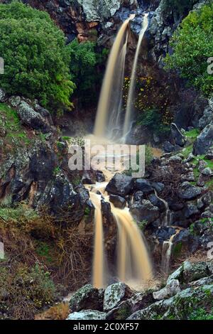 Saar falls, Israel Stock Photo