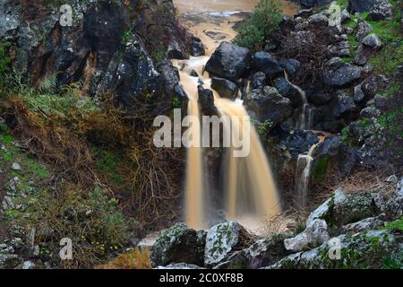 Saar falls, Israel Stock Photo