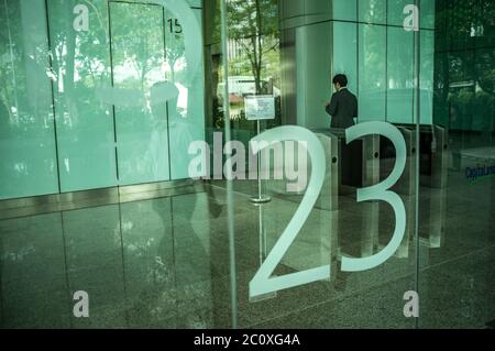 Financial quarter. Downtown. Central area. Singapore Stock Photo