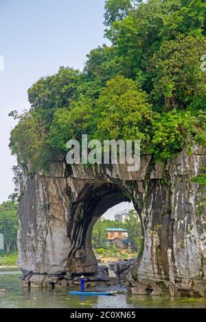 Elephant Trunk Hill in Guilin Stock Photo