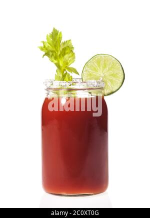 Bloody Mary Cocktail Stock Photo