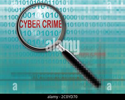 cyber crime Stock Photo