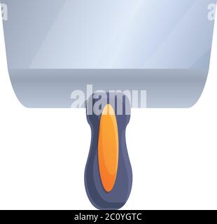 Putty knife equipment icon. Cartoon of putty knife equipment vector icon for web design isolated on white background Stock Vector