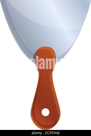 Build putty knife icon. Cartoon of build putty knife vector icon for web design isolated on white background Stock Vector