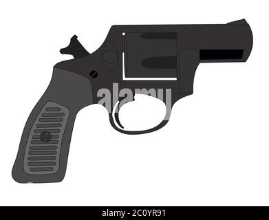 Abstract Gun Icon. Vector Illustration EPS10 Stock Vector