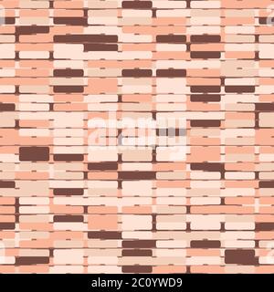 rectanglular tiles seamless vector pattern in pink Stock Vector