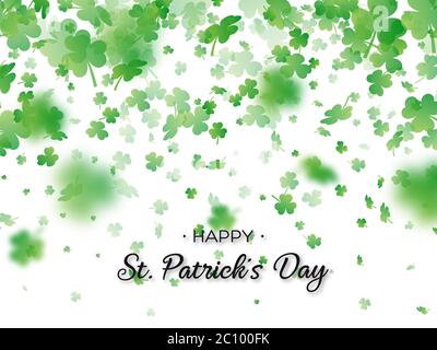 St. Patricks Day holiday background. Stock Vector