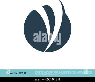 Circle Ball / Earth, Globe Icon Vector Logo Template Illustration Design. Vector EPS 10. Stock Vector
