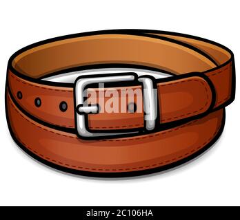 Vector illustration of belt isolated drawing design Stock Vector