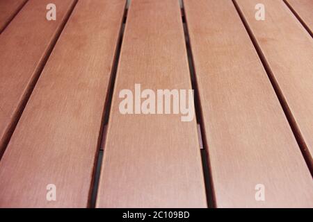 Brown texture of boards on the  table. Stock Photo