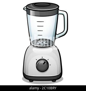 Vector illustration of blender design isolated drawing Stock Vector