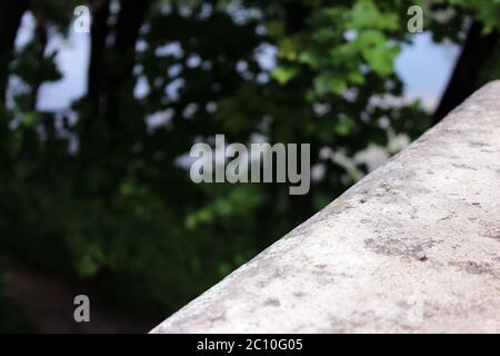 texture railing from the Karpin bridge in Gatchina. Stock Photo