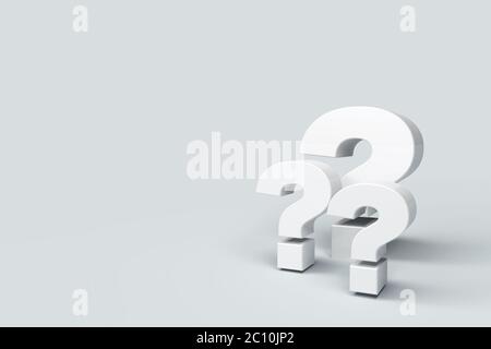 question marks on background Stock Photo