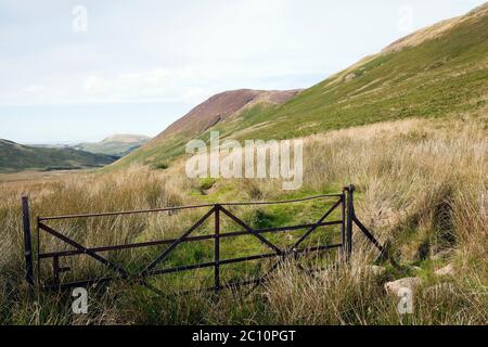 Mellbreak as seen from Mosedale in the English Lake District. Stock Photo