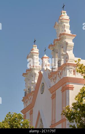 Church of El Carmen in Cadiz, Andalusia, Spain Stock Photo