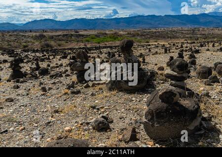 Tatacoa desert view into the vast plains Colombia Stock Photo