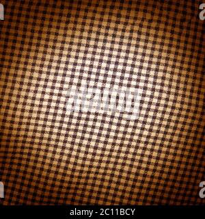 Close up of dark linen texture Stock Photo