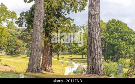 Images of Trentham Gardens in Stoke-on-Trent Staffordshire, UK Stock Photo