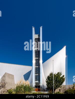 Architecture Kenzo Tange St. Mary's Cathedral Tokyo Japan Stock Photo