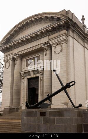 United States Naval Academy Chapel in Annapolis MD Stock Photo