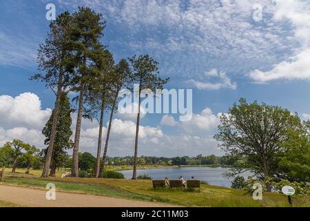 Images of Trentham Gardens in Stoke-on-Trent Staffordshire, UK Stock Photo