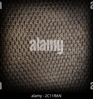 Close up of dark linen texture Stock Photo